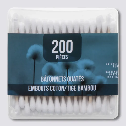 Cotonetes em bambu