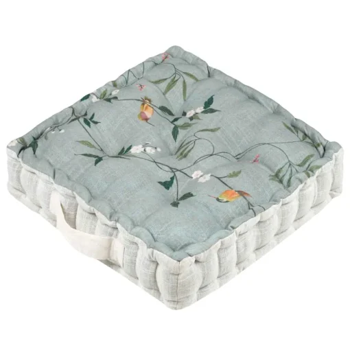 Coxim de chão verde 45x45cm