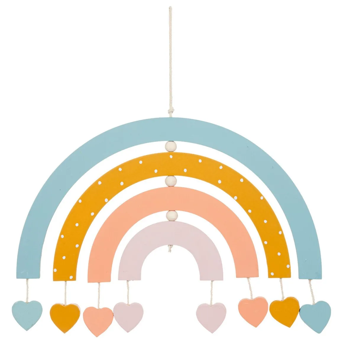 Decoração de mural arco-íris