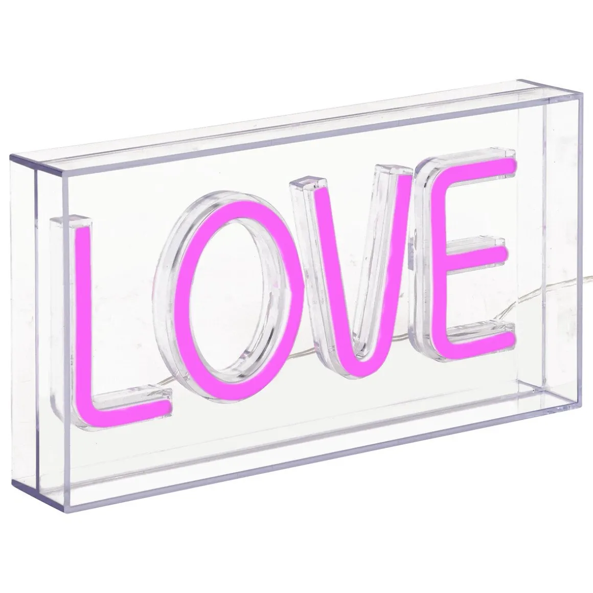 Decoração de mural led Neon love