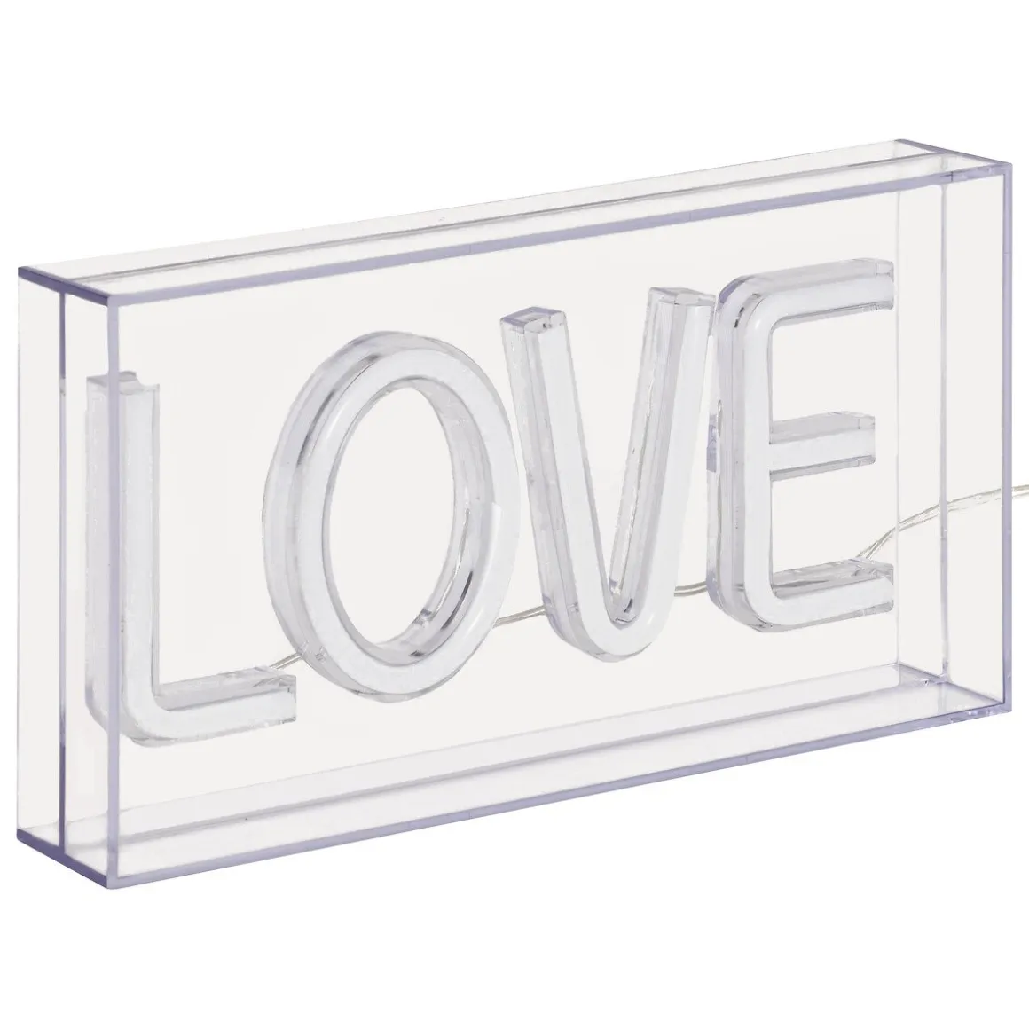 Decoração de mural led Neon love