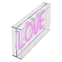 Decoração de mural led Neon love