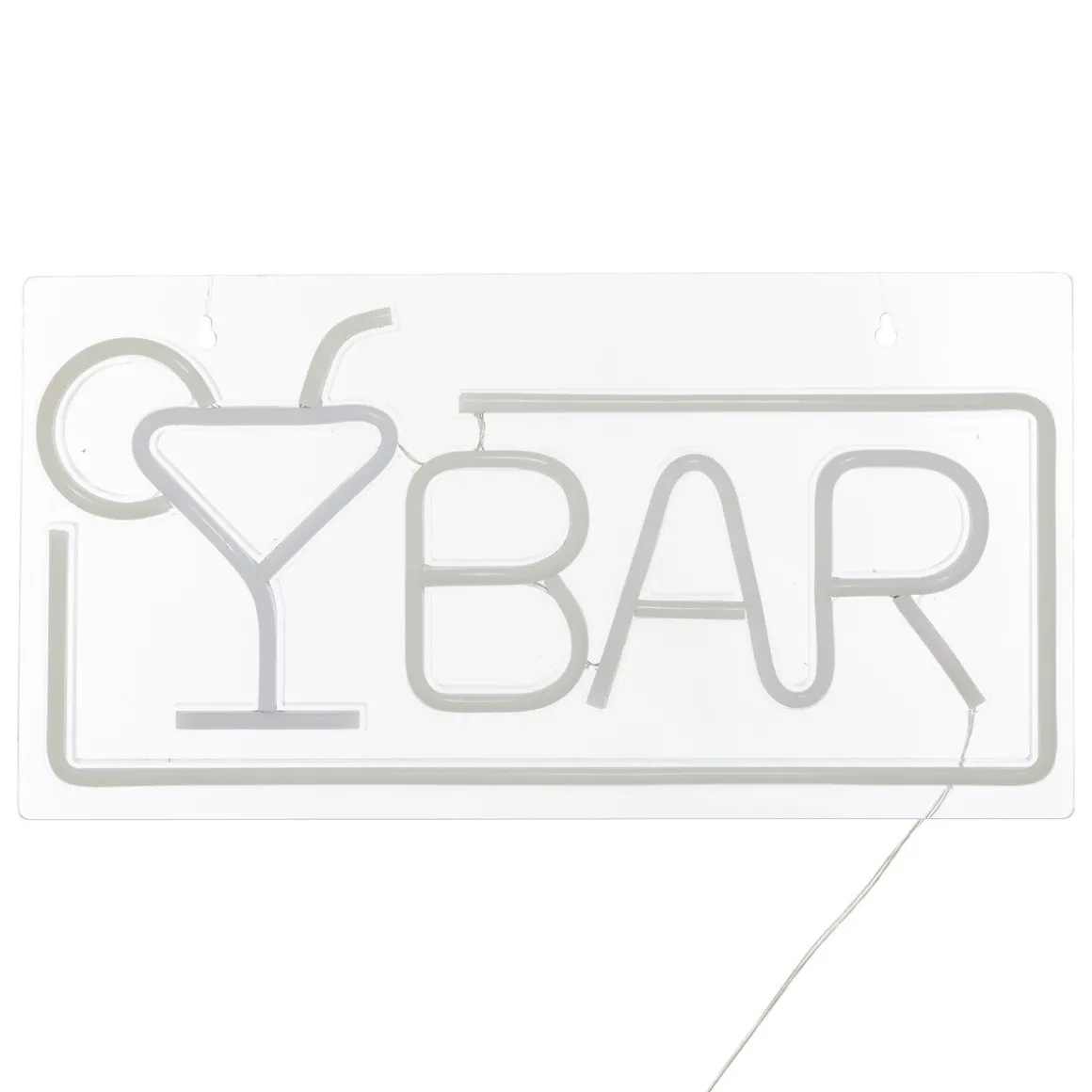 Decoração de mural led Neon bar