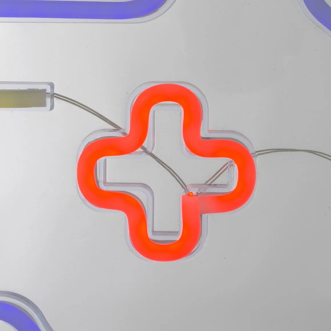 Decoração de mural led Neon comando de jogos