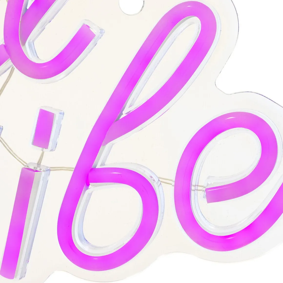 Decoração de mural led Neon good vibes