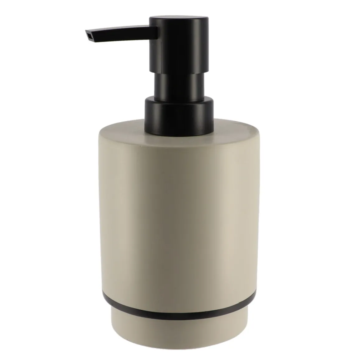 Doseador para sabonete líquido taupe e preto