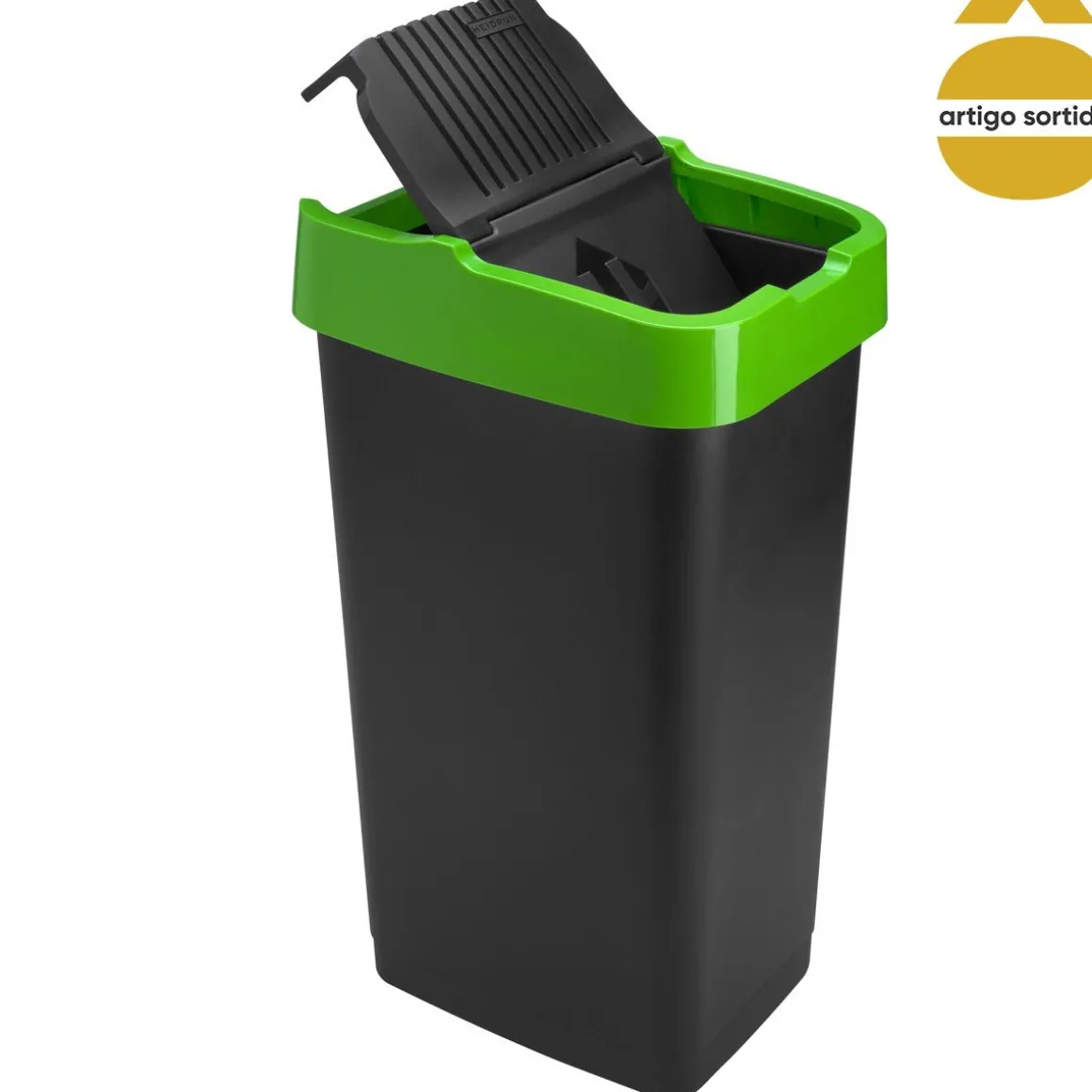 Ecoponto com tampa basculante 60l