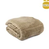 Edredão sherpa JACK bege 220x240cm