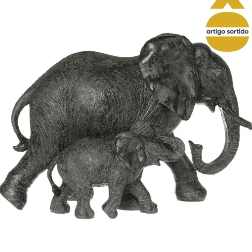 Elefante decorativo em resina 15cm