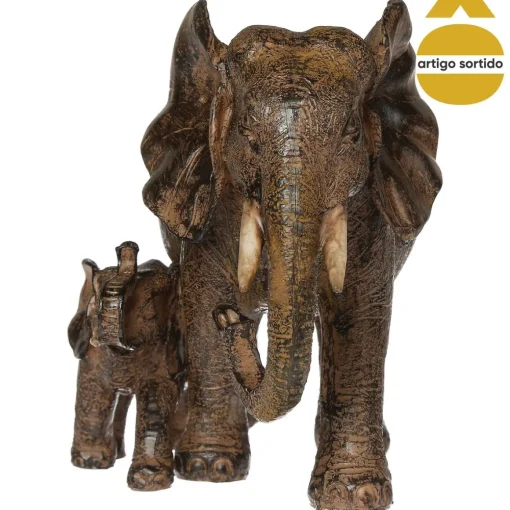 Elefante decorativo em resina 15cm