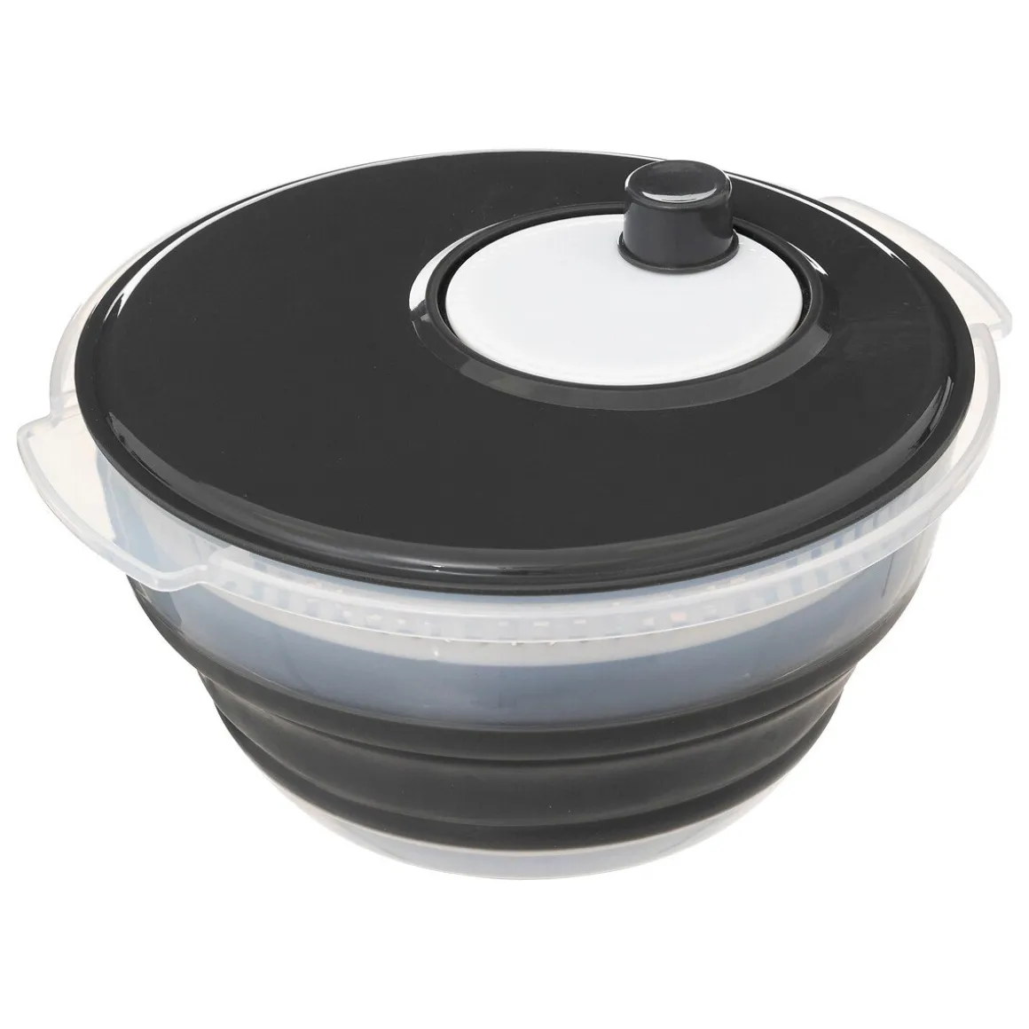 Escorredor de legumes retrátil com manivela