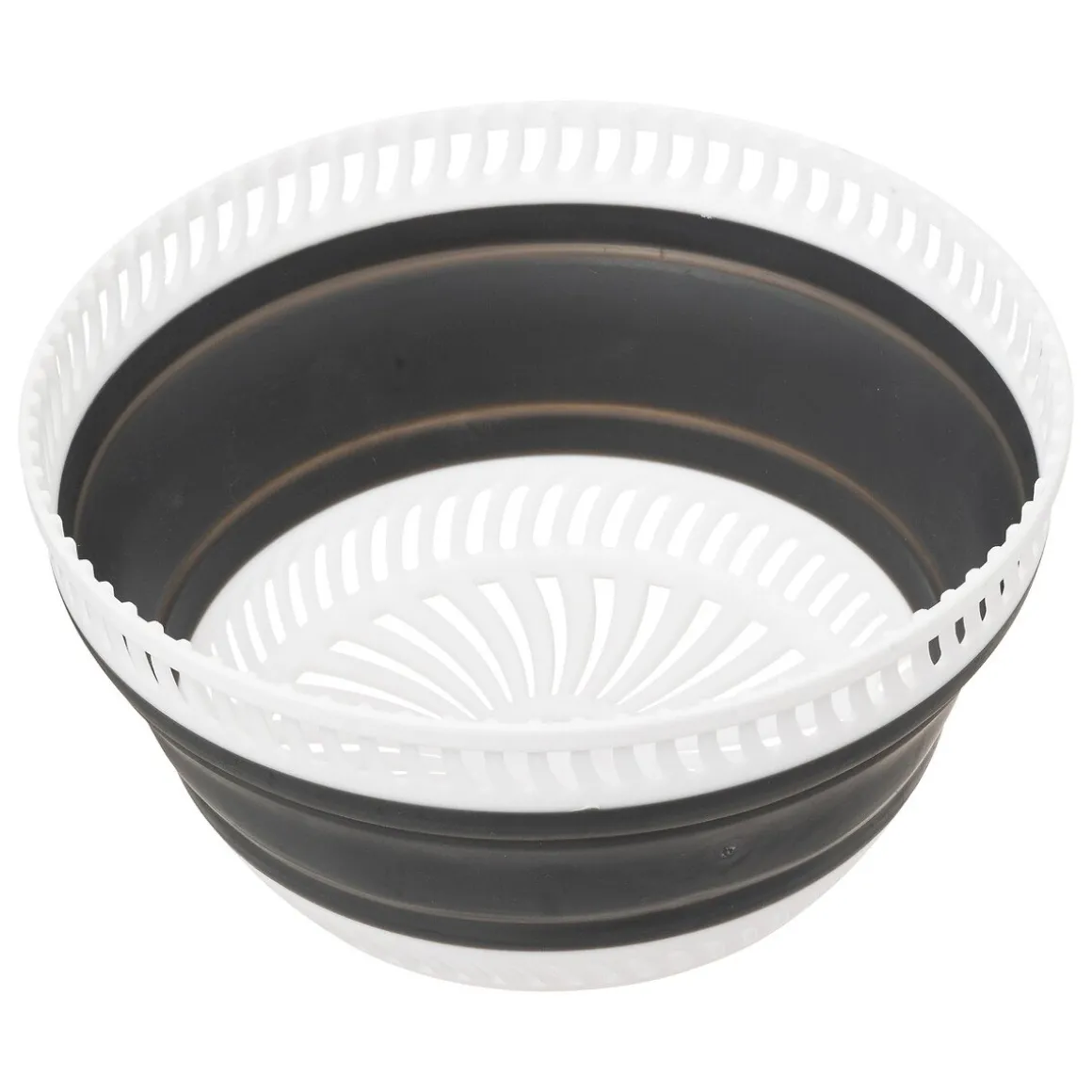 Escorredor de legumes retrátil com manivela