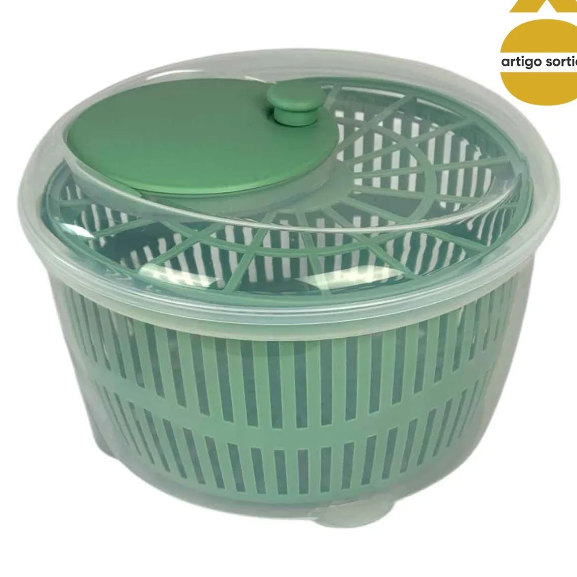 Escorredor de salada multicolor