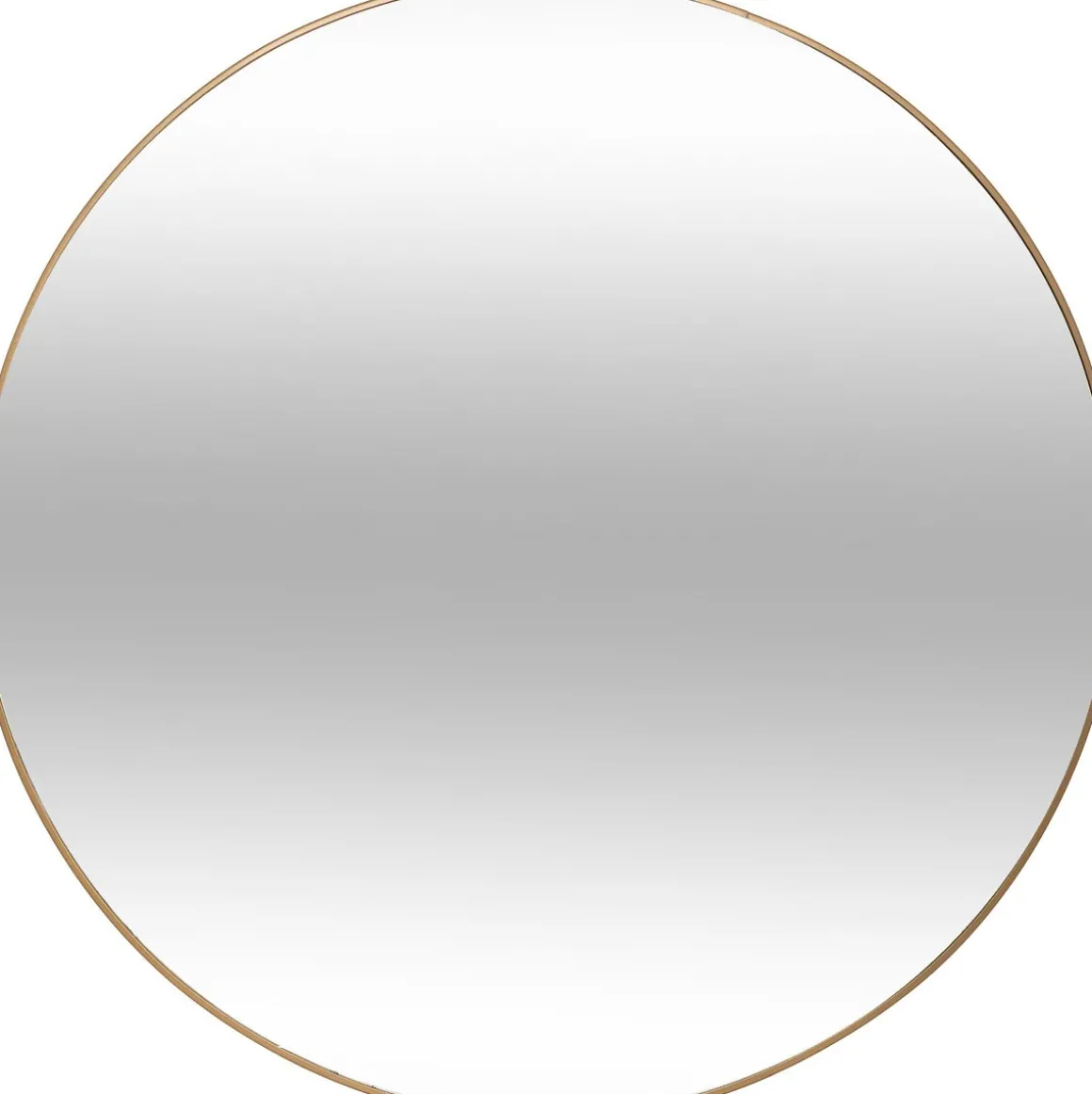 Espelho de parede ALICE redondo dourado 110cm