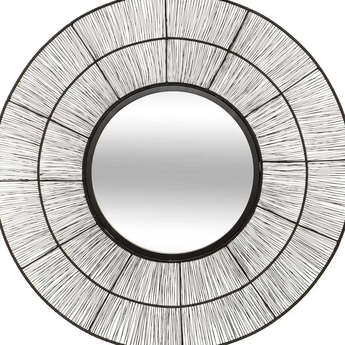 Espelho de parede em metal preto ANDREANE