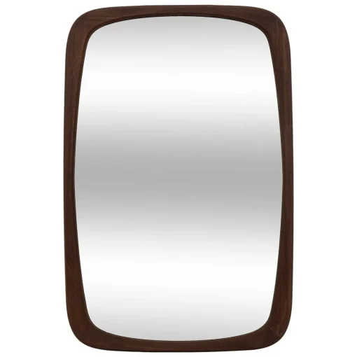 Espelho de parede KEIRA castanho em mdf 65cm