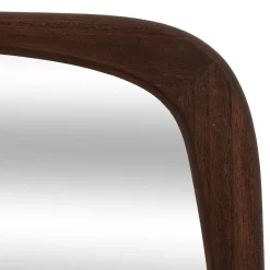 Espelho de parede KEIRA castanho em mdf 65cm