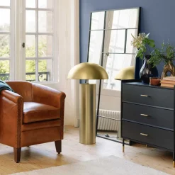 Espelho de parede macha preto em vidro