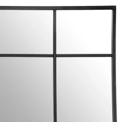 Espelho de parede macha preto em vidro