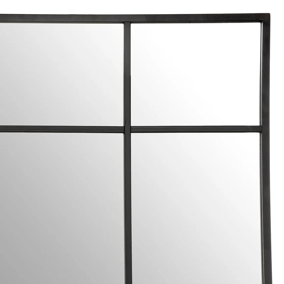 Espelho de parede macha preto em vidro