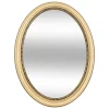 Espelho de parede VICTORIA dourado em mdf 53cm