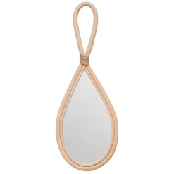 Espelho em forma de GOTA em rattan