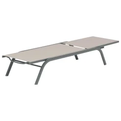 Espreguiçadeira taupe