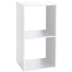 Estante branca MIXMODUL para 2 caixas