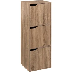Estante castanha MIX modul com 3 portas