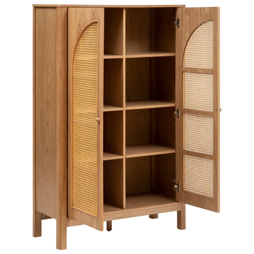 Estante com 2 portas TIRIA castanho163cm
