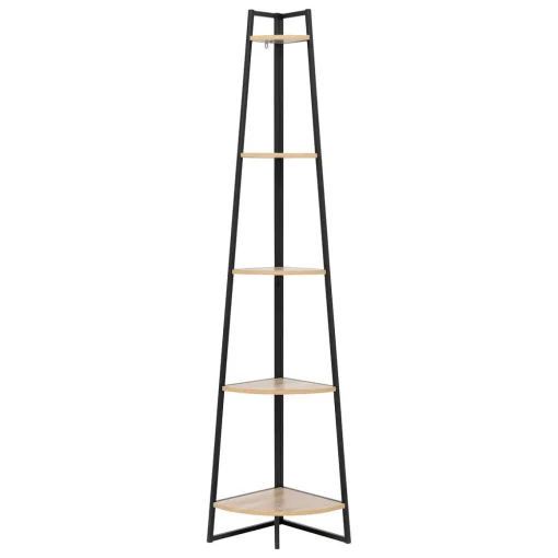 Estante de canto em mdf e metal ALIAJ