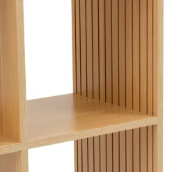 Estante MIX TASSO com 6 módulos castanha em mdf