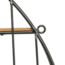 Estante redonda zina com espelho 56cm