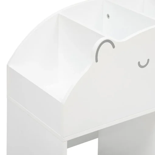 Estante urso branco em mdf