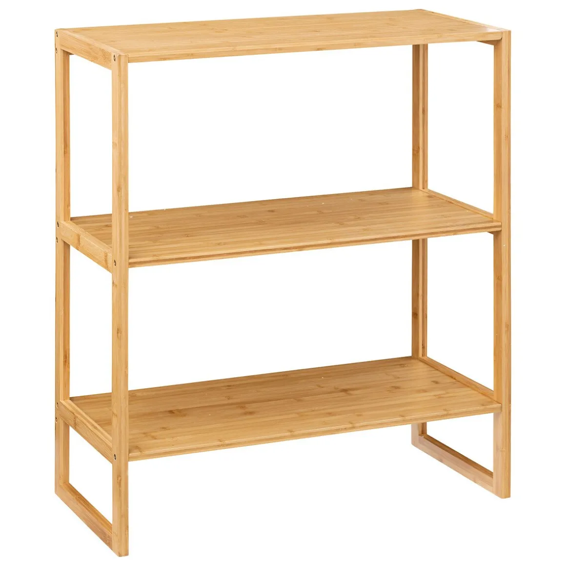 Estante wc com 2 níveis em bambu