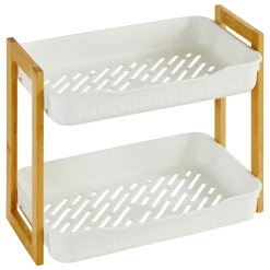 Estante wc NATURÉO com 2 níveis em bambu