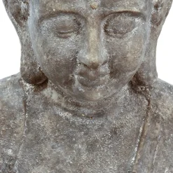 Estatueta buda em cimento