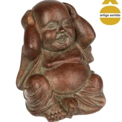 Estatueta buda em resina 12cm
