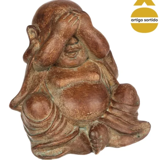 Estatueta buda em resina 12cm