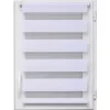 Estore em tecido noite/dia branco 117x180cm