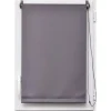 Estore em tecido opaco cinza 42x180cm
