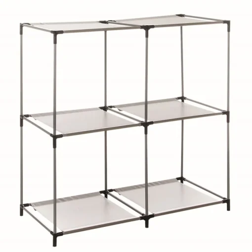Estrutura cinza com 4 compartimentos MIXMODUL