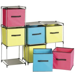 Estrutura cinza com 3 compartimentos MIXMODUL