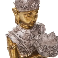 Estátua buda dourada lee
