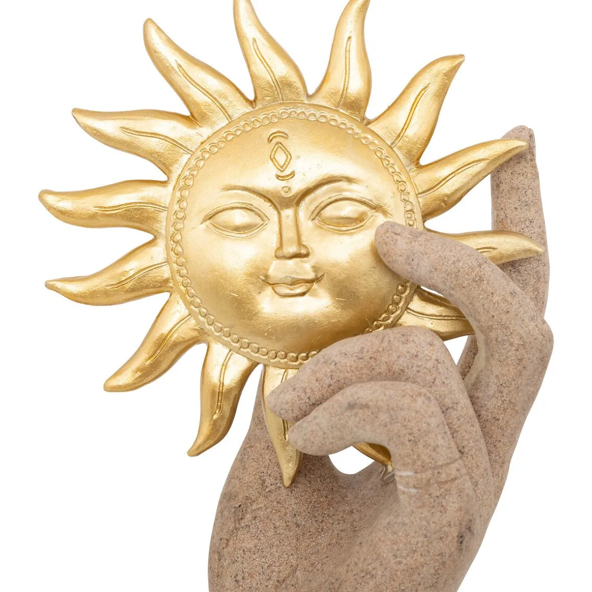 Estátua Decorativa Mão Em Resina 21cm
