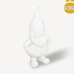 Estátua gnomo anão em resina 30cm