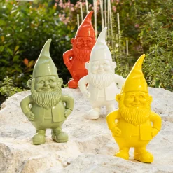 Estátua gnomo anão em resina 30cm