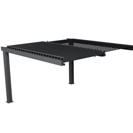 Extensão frontal para pérgola MAJAE cinza escuro 3,64m