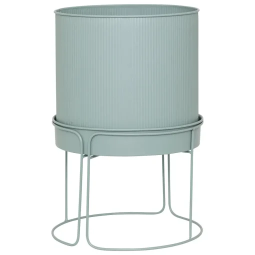Floreira AZE em metal verde 44,3cm