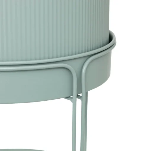 Floreira AZE em metal verde 44,3cm